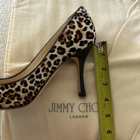Jimmy Choo 247 Lockett Printed Pony Leopard Heels - Picture 12 of 12